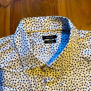 Sharp Pattern Button Up